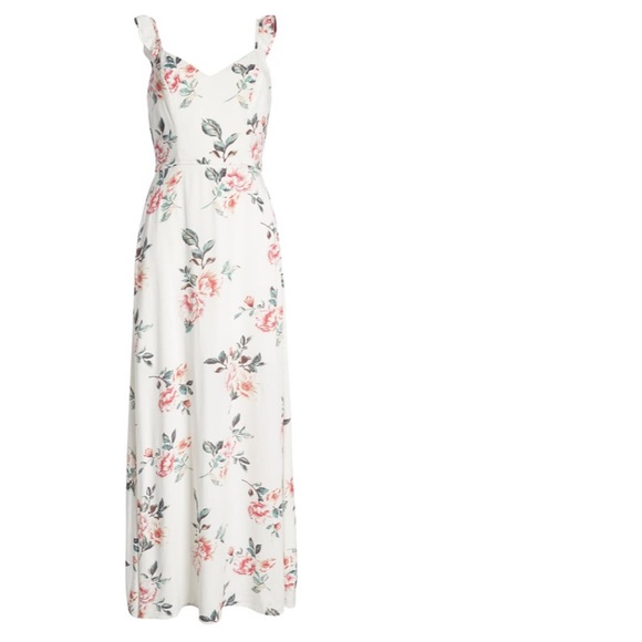 ROW A Flutter Sleeve Maxi Dress - Picture 4 of 7